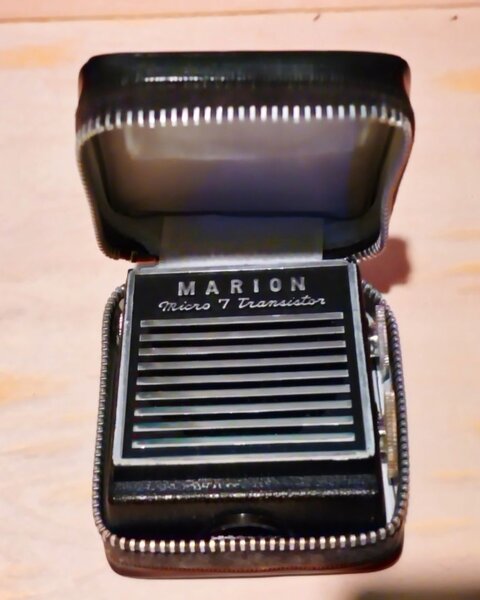 Radio portabil Marion micro japonez, anii 1965-1967