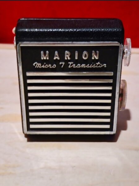 Radio portabil Marion micro japonez, anii 1965-1967