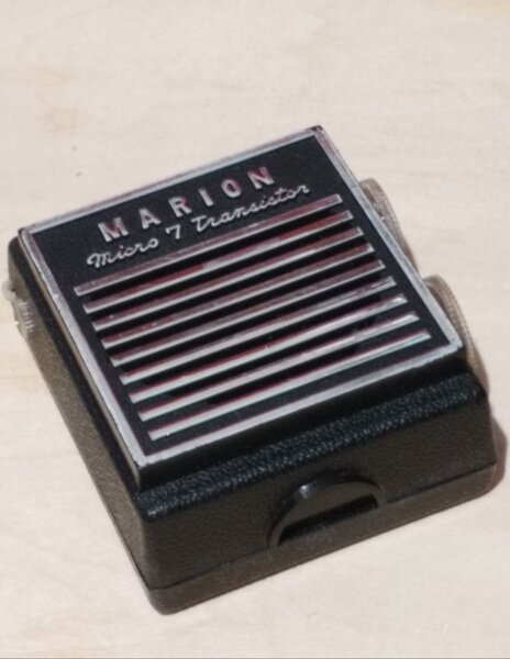 Radio portabil Marion micro japonez, anii 1965-1967